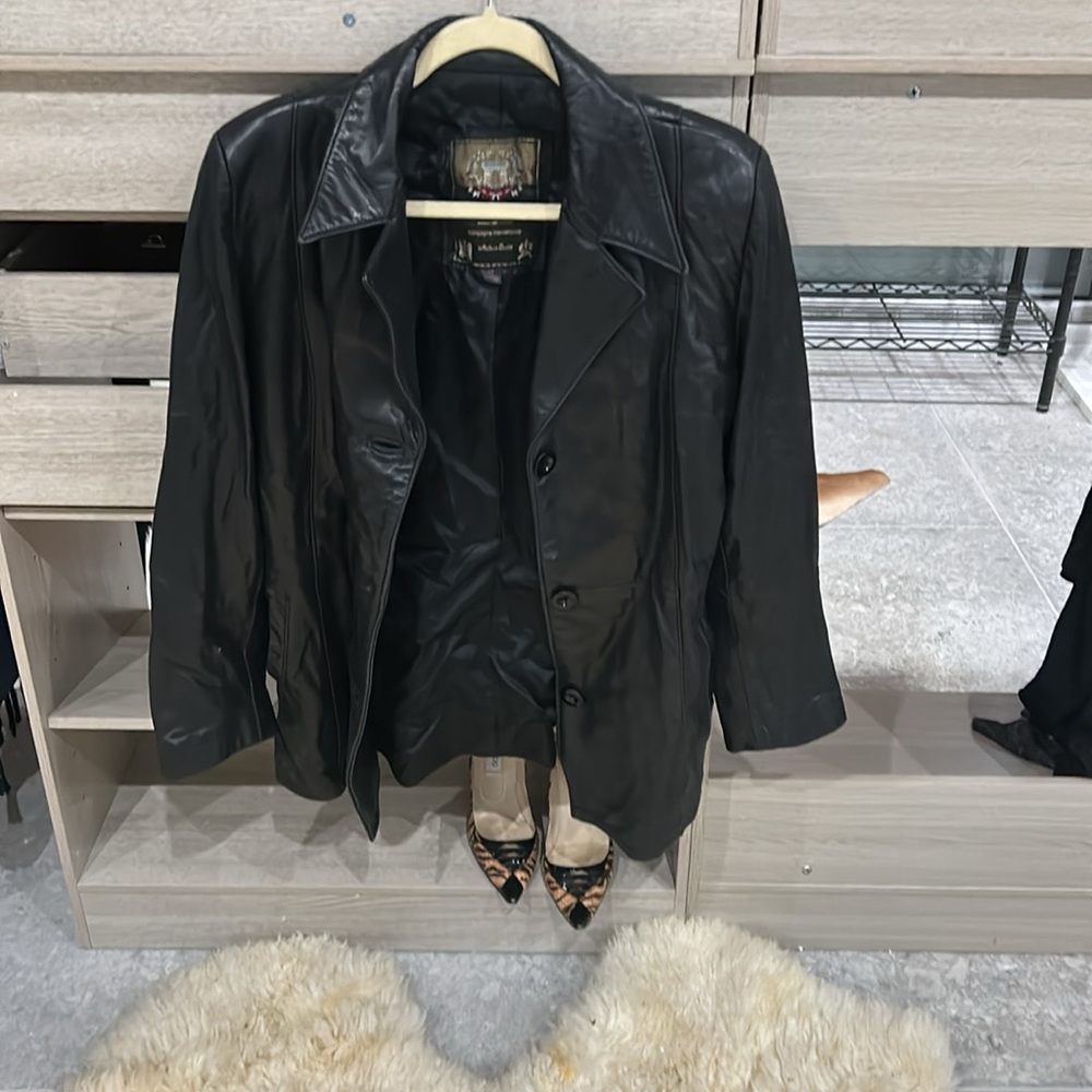 Laurence Roy‎ vintage leather jacket